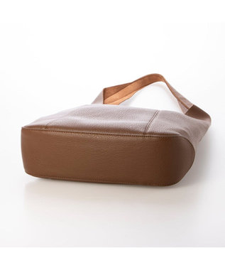 UNBILLION カシュカシュ cachecache / セミ合皮ホーボーバッグＬ ブラウン