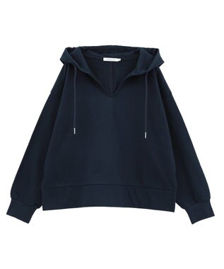 AMERICAN HOLIC スキッパー裏毛パーカー Charcoal Gray