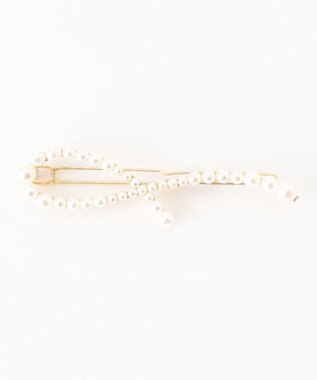 23区 【APPLAUDIR】ニュアンスパール バレッタ ゴールド系