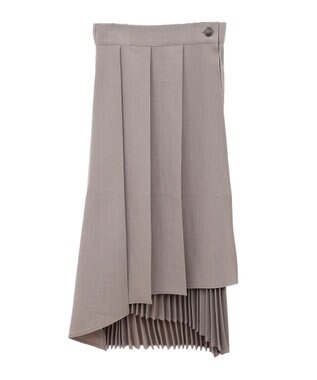 earth music&ecology ミックスプリーツスカート Mocha