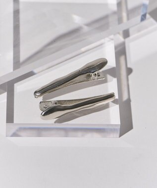 AMERICAN HOLIC 2SETニュアンスメタルクリップ Silver