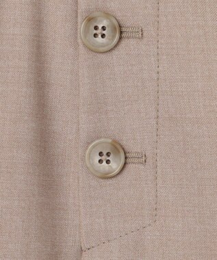 J.PRESS LADIES L 【洗える】T/Rウォッシャブルギャバ マリン パンツ ベージュ系