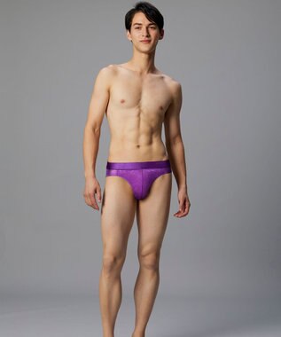 WACOAL MEN WACOAL MEN 【レースブリーフ】 ブリーフ フロント立体設計 通気性 花柄レース 前閉じ 下着 ビキニ メンズ WF1822 /ワコールメン バイオレット