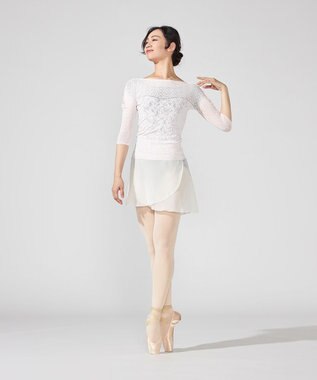 Chacott キシリトールボートネックニットトップ ピンク