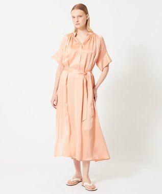 BEIGE， YEW / シャツワンピース Peach