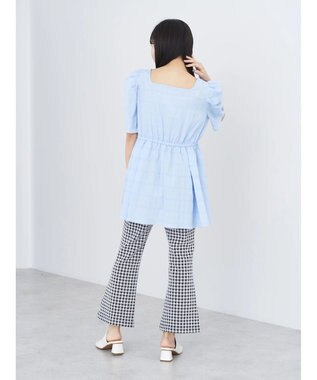 earth music&ecology スクエアネックチュニック Sax