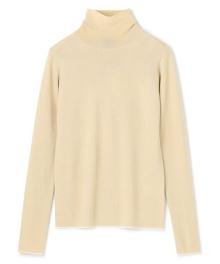 JOSEPH 【洗える】ウールリブ　ハイネックニット Pale Olive