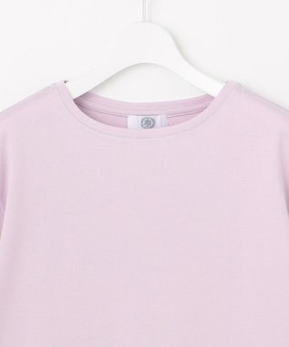 J.PRESS LADIES L 【洗える】フライスジャージー カットソー ラベンダー系