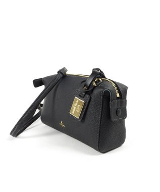 PELLE BORSA シンプルショルダーポシェット Reinette レネット 4717 ブラック