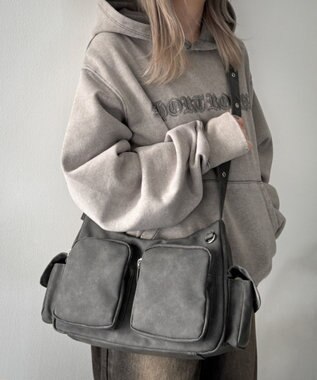 WEGO 2wayハトメショルダー グレー