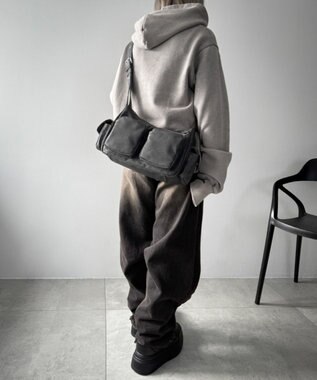 WEGO 2wayハトメショルダー グレー