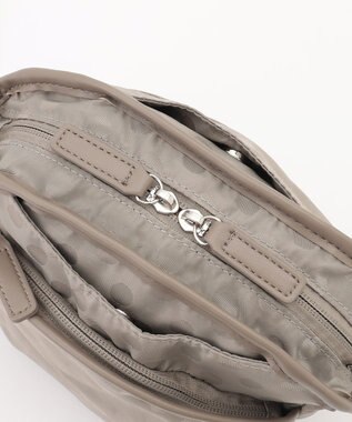 Y'SACCS ドットジャガードポシェット ライトグレー