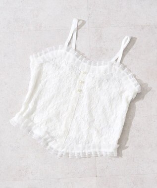 earth music&ecology コルセットライクキャミソール Off White