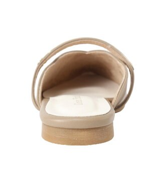 Green Parks Ｖカットメタルパーツミュール Beige