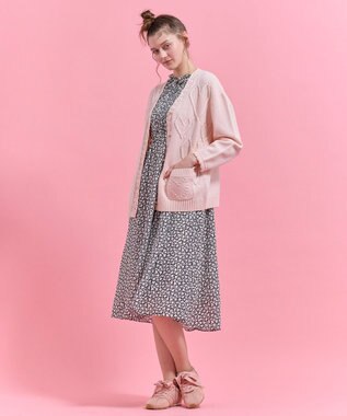 TOCCA 【chayさん着用】HEART HUG KNIT カーディガン ピンク系