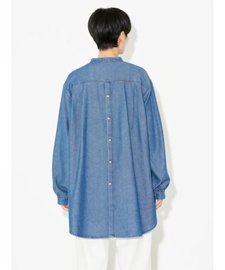 AMERICAN HOLIC デニムブザムバックボタンチュニック Indigo
