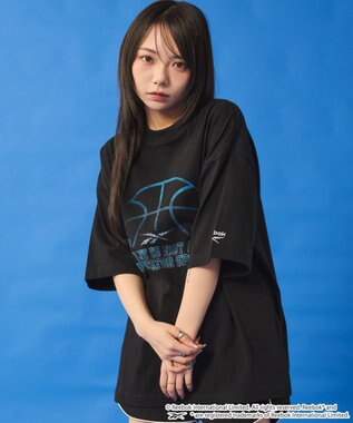 WEGO 【ユニセックス着用ITEM】別注ReebokスポーツロゴT（SS） ブラック