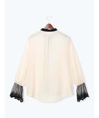 Te chichi 【セレモニーアイテム】レースカフスブラウス ベージュ