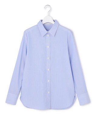 ICB 【先行予約・2WAY】 クリーンブロード タイ付きシャツ ブルーストライプ