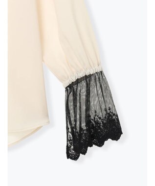 Te chichi 【セレモニーアイテム】レースカフスブラウス ベージュ