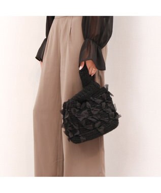 UNBILLION カカトゥ kakatoo / リボンモヘアクロッシェバッグ