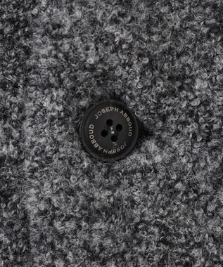 JOSEPH ABBOUD 【インポート素材/ソフトな肌触り/軽量】MOUSSE ペーズリー柄ショール カーディガン グレー系7