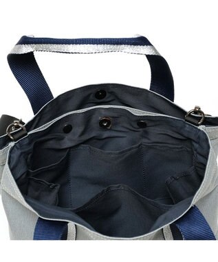 Regalo Felice 【2層バッグ / 色落ちしないデニム調生地】トート / REGALO LGY(ライトグレー)