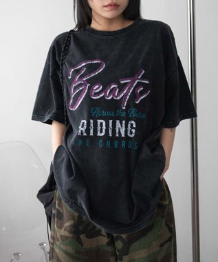 WEGO ヴィンテージウォッシュグラフィックBIGT