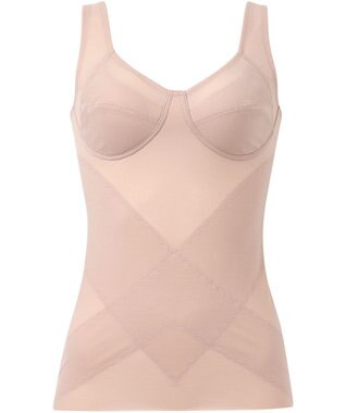 Wing ボディシェイパー 姿勢をサポート オーガニックコットン混(身生地部) ムレにくく快適 【姿勢すらりトップス】 NA1203 ウイング／ワコール