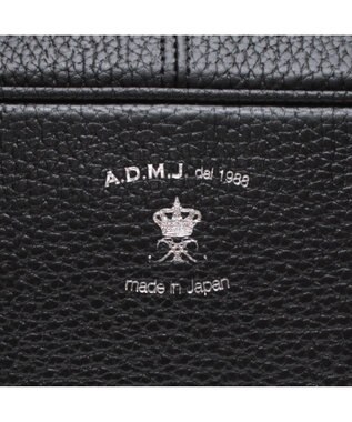 A.D.M.J. 牛革 ボストンバッグ 28cm※SILVER金具 SHIKKOKU
