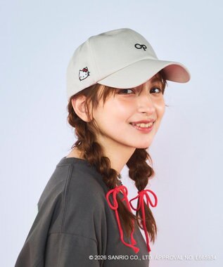 OP／FILA 【Ocean Pacific×ハローキティ】ワンポイントキャップ ベージュ