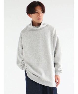 CRAFT STANDARD BOUTIQUE 【男女兼用】裏起毛タートルスウェット Gray Mixture