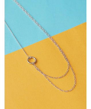 AMERICAN HOLIC ラウンドチェーンピッチネックレス Silver