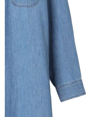 AMERICAN HOLIC デニムＷポケットＡラインワンピース Light Indigo