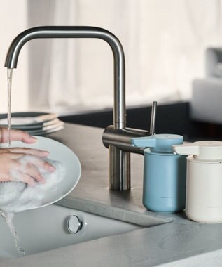 YAMATO テーブル＆キッチン 【レコルト】充電式オートディスペンサー　液体用  ダークグレー  RDS-2(DGY) グレー