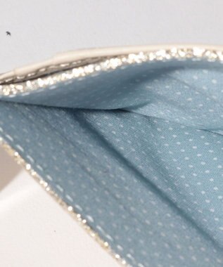 LANVIN en Bleu メラニー リール付きパスケース エクリュ