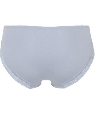 Wing 【ナチュラルフィットブラ】 ペアショーツ 身生地部綿混 はきこみ丈あさめ KF3320 ウイング／ワコール グレー