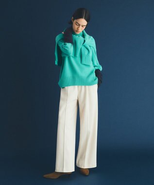 UNFILO カシミヤブレンド ハイネックニット ミント