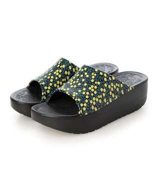 ing <ing>【3E】リカバリーミュールサンダル ブラックミックス