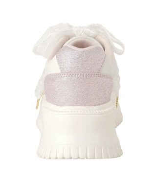 Maison de FLEUR レースリボン厚底スニーカー Light Pink