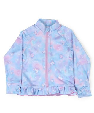 Mother garden マザーガーデン ユニコーン ラッシュガード 《ミルキーウェイ柄》 110/ 120/ 130cm ミルキーウェイ柄