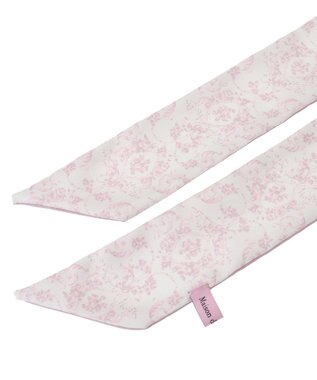 Maison de FLEUR フラワーフレーム柄スカーフ Pink