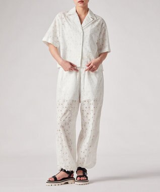 Paul Smith アイレットレース イージーパンツ ホワイト