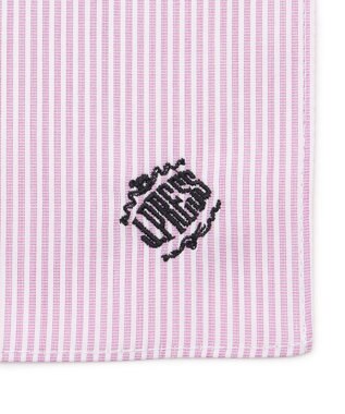 J.PRESS MEN ブロードオーバル ハンカチ パープル系1