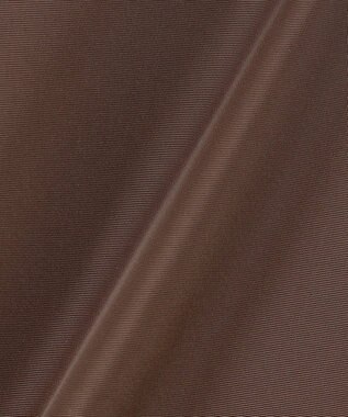 Feroux 【洗える】タフタフレア スカート ダークブラウン系