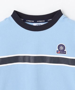 J.PRESS KIDS 【速乾】【100-130cm】ラインプリント Ｔシャツ サックスブルー系