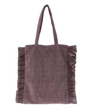 Green Parks ・ＱＵＯＮ　ラメフリルシンプルトート Pink