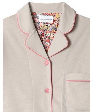 une nana cool 【綿100％】シルケットスムースパシャマ　ＭＡＤＥ　ＷＩＴＨ　ＬＩＢＥＲＴＹ　ＦＡＢＲＩＣ LG