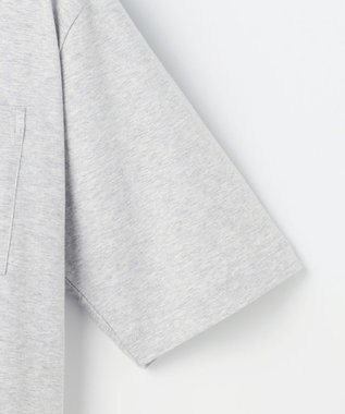 JOSEPH ABBOUD 【滑らかな肌触り】ダイヤロゴバックプリント Tシャツ ライトグレー系