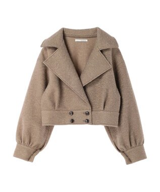 Green Parks ・ＥＬＥＮＣＡＲＥ　ＤＵＥ　ブークレショートジャケット Mocha